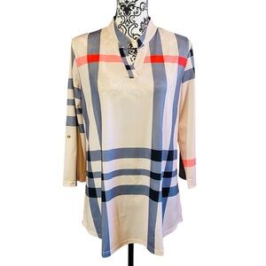 Haute Edition Tunic with 3/4 Sleeves Top NWT Sz-Large